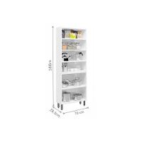 Paneleiro de Cozinha Múltipla 6036 c/ 6 Portas 70cm Branco - Bertolini - 7