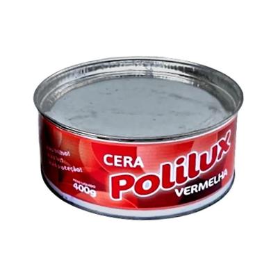 Cera Pastosa Polilux para Móveis de Madeira Lata Vermelha 400g Rig Fundidos