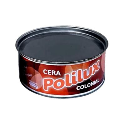 Cera Pastosa Colonial para Móveis Madeira Cera de Carnaúba Lata 400g Rig Fundidos
