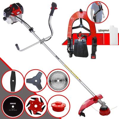 Roçadeira à Gasolina 6 em 1 RT43-L 43cc 1,7HP 2T com Kit de Lâminas de Alto Desempenho Toyama