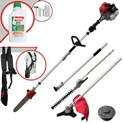 Roçadeira Multifuncional TBC43MT 43cc 1,8HP com Motopoda e Podador de Cerca Viva Toyama