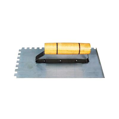 Desempenadeira Dentada em Aço Carbono para Cimento Reboco 25x12cm Minasul