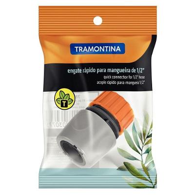 Engate Rápido para Mangueira 1-2 Polegada em Plástico para Jardim Tramontina
