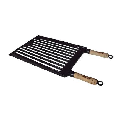 Grelha Parrilla Argentina 0995-RIG Ferro Cabo Madeira 30x55cm Rig Fundidos