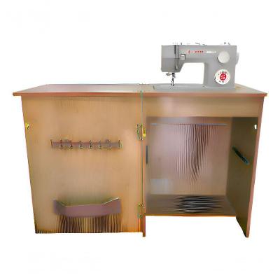 Gabinete para Máquina de Costura Singer Facilita Pro 4432 4423 4411 MDF Café Megamak