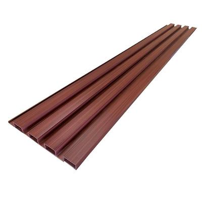 Painel Ripado de PVC 100cmx15cm Kit 7 Peças com Cantos Cedrinho Bariri PVC