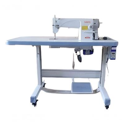 Máquina de Costura Reta Industrial com Mesa e Motor Servo Bivolt Silencioso Yamata