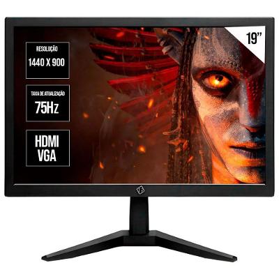 Monitor Led TRS-HK19WY 19" 1440x900 75Hz Bivolt Preto Tronos