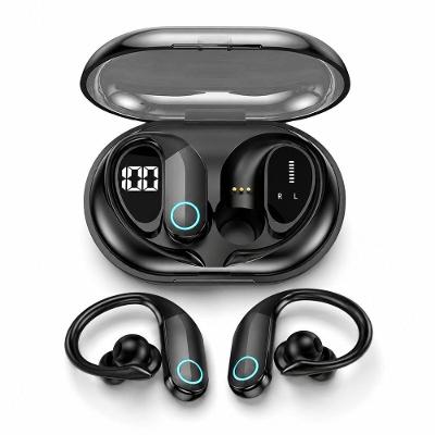 Fone de Ouvido Bluetooth MDM Arc Esportivo com Gancho Auricular Bateria 4 Horas Preto