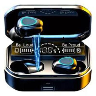 Fone de Ouvido Gamer Bluetooth MDM M10 com Microfone e Estojo de Carregamento
