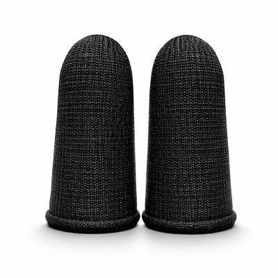 Luva Dedo Gamer para Celular Wm Kit 4 Unidades Alta Sensibilidade Nano Fibra Preto