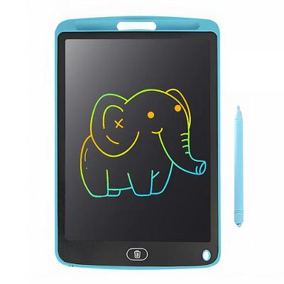 Lousa Mágica Infantil 12 para Desenho com Tela LCD e Botão de Apagar Azul