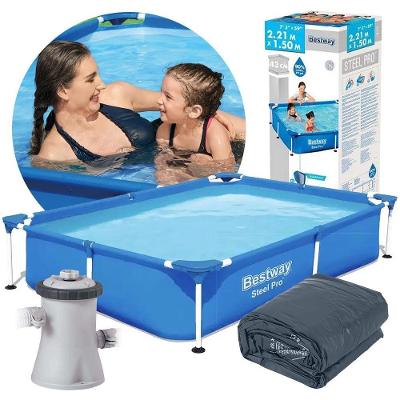 Piscina Estrutural Infantil Splash Juniors 1.200L com Bomba 220V e Capa Bestway