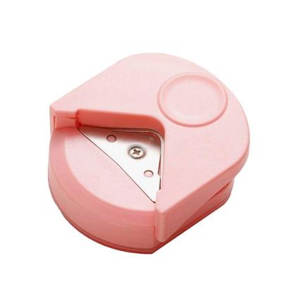 Mini Canteadeira Portátil para Papel C003rmt Plástico Raio de 5mm Rosa Motivate