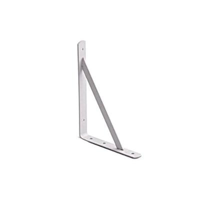 Cantoneira Mão Francesa 37cm para Prateleira Triangular Branco Metal para Madeira Vidro e MDF Dtools