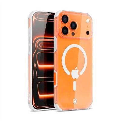 Capa para Iphone 17 Pro Max Gshield Crystal Edge Magsafe Acrílico Transparente Branco