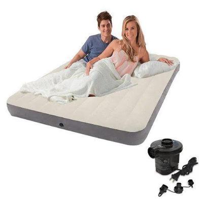 Colchão Inflável Casal Dura Beam Fiber Tech com Bomba Elétrica 110V Intex