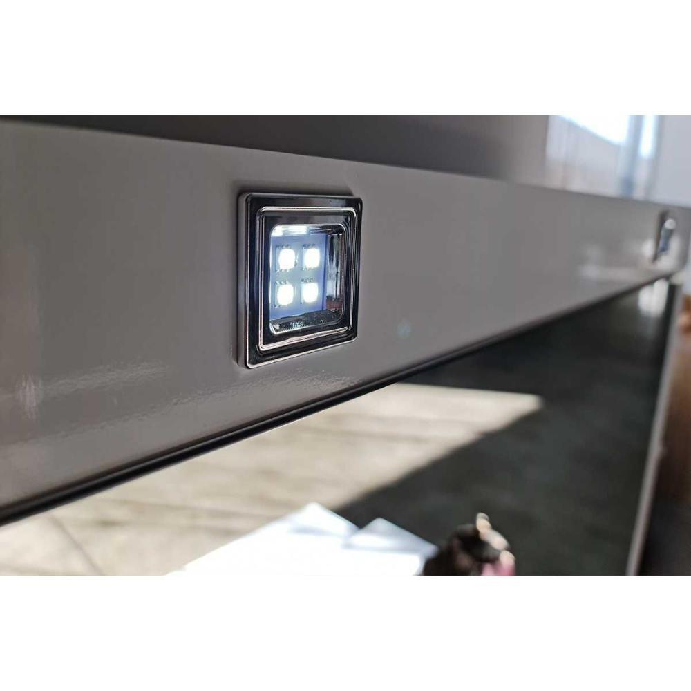 Penteadeira Carisma 2 Portas e 3 Gavetas c/ Espelho Branco - Demóbile - 4