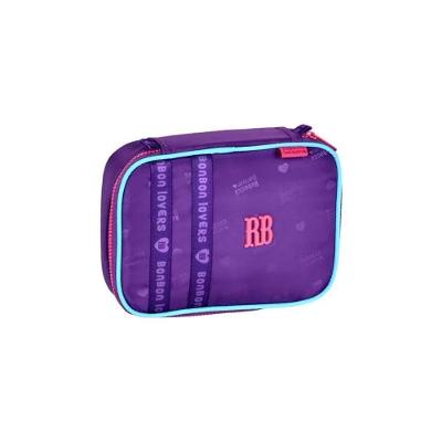 Estojo para Lápis e Canetas OEM RB26226 Crinkle com Matelassê para 36 Lápis Roxo