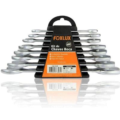 Jogo de Chaves Fixas 8 Peças 6mm a 22mm em Aço Carbono Antiferrugem Famastil