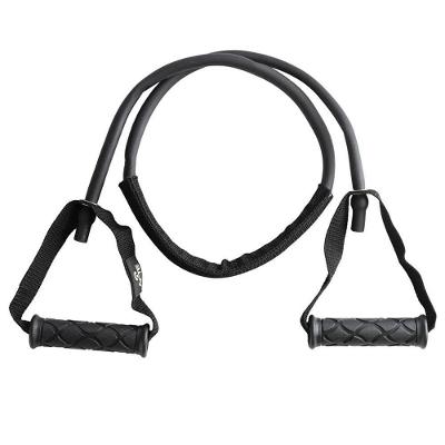 Extensor para Exercícios Látex Tamanho Forte para Braços Pernas e Costas Preto Acte Sports