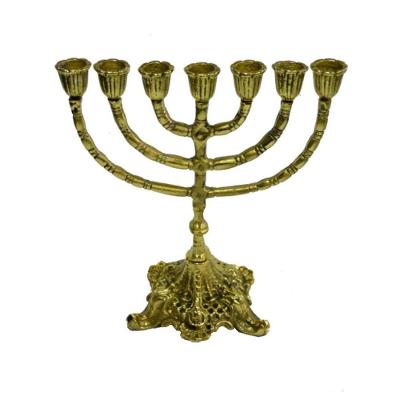 Castiçal de Metal para 07 Velas Cst07vmard 30x26x15cm Dourado Ouro Mard Metais