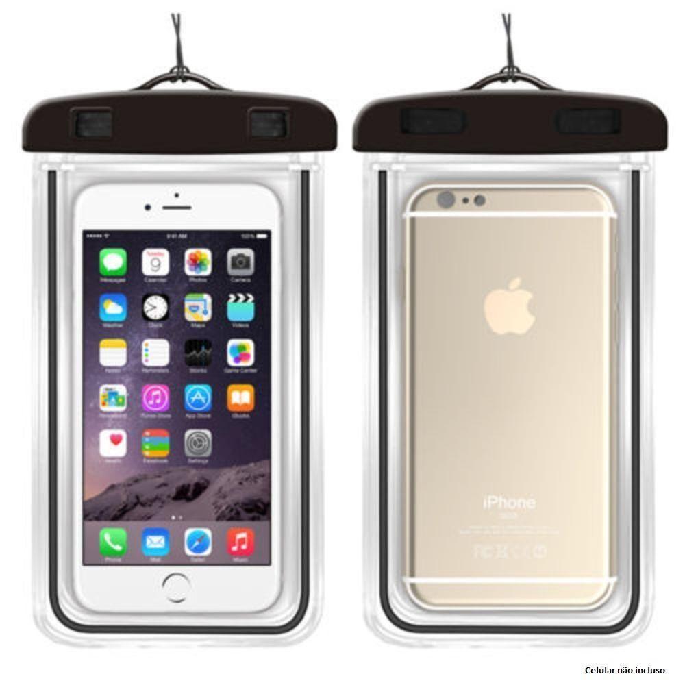 Case Bolsa Estanque Capa à Prova D´água Samsung Galaxy J7 5.5 Polegadas Preto - 4