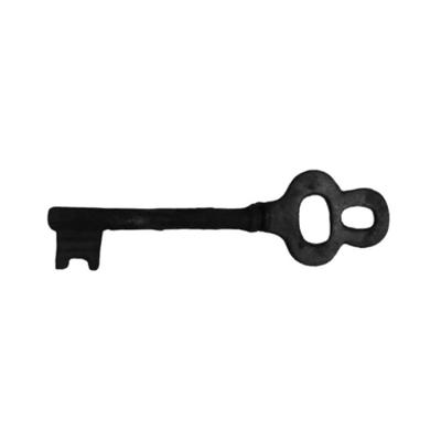 Chave Decorativa No 01 Rústica Antiga Enfeite em Ferro Preto Rig Fundidos
