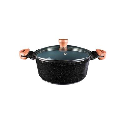 Caçarola Am 18cm Preto Alumínio com Revestimento Cerâmico Antiaderente Javali