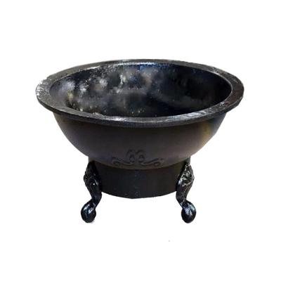 Lenheiro para Lareira Braseiro Externo Jardim 84cm em Ferro Fundido Rig Fundidos