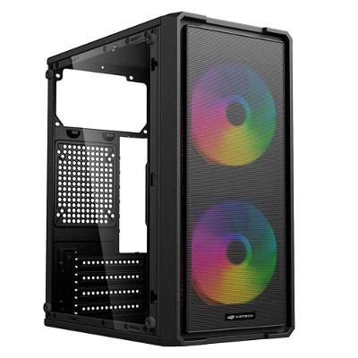 Gabinete Gamer Micro ATX MT-G40BK com Lateral em Vidro Temperado Preto C3tech