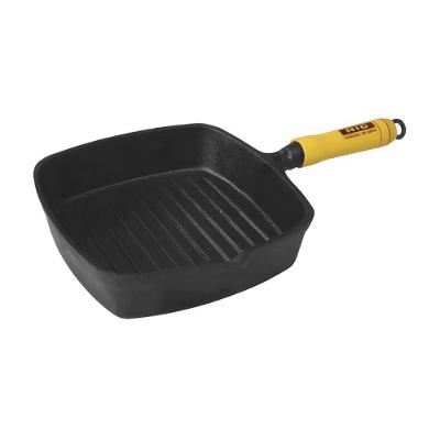 Frigideira 135RIG de Ferro Cook Grill 22x22cm para Cozinhar e Servir Rig Fundidos