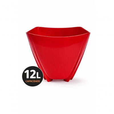 Champanheira 12L Polipropileno para Bebidas Festa Bar Restaurante Vermelho Decoreshop