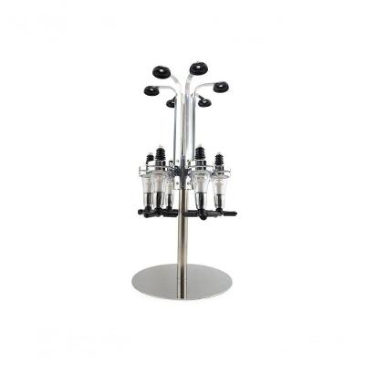 Porta Bebidas Dispenser Bar Butler Dosador para 6 Garrafas 1L Metal e Plástico Lextack