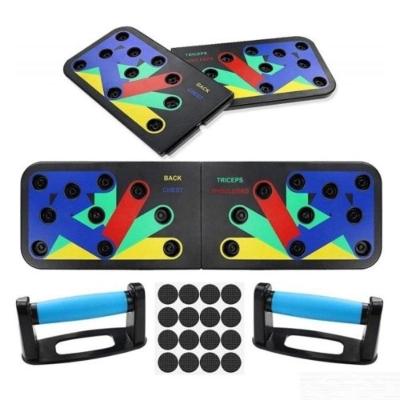 Plataforma de Exercícios para Flexão de Braço Multifuncional Preto com Base Antiderrapante Yeet