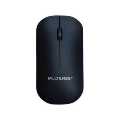 Mouse sem Fio Mo307 2.4GHz 1200DPI com Design Ergonômico Usb Preto Multi