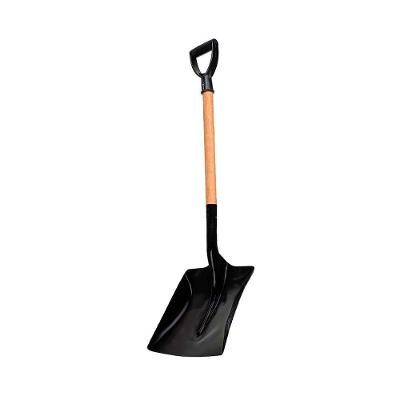 Pá Quadrada para Construção Quadrada N04 101cm em Aço Carbono Cabo Polietileno Minasul