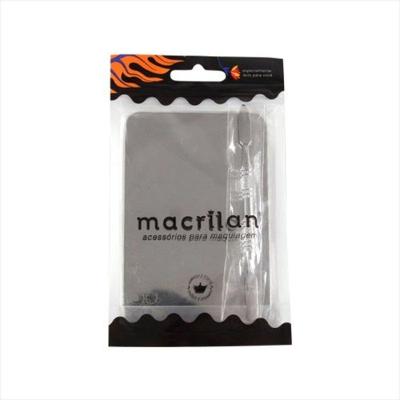 Placa e Espátula para Maquiagem e Artesanato AC-04 Superfície Lisa e Reutilizável Macrilan