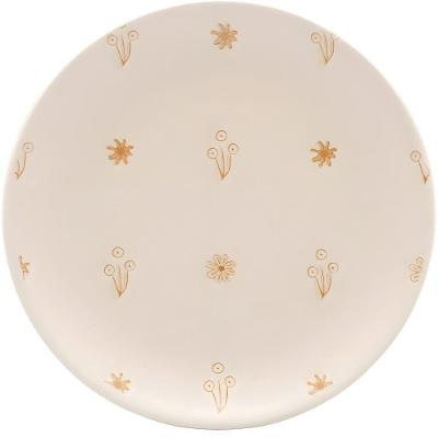 Prato Raso Afeto 26cm Cerâmica Branco para Uso à Mesa Unidade Oxford