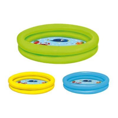 Piscina Inflável Infantil Redonda 28L em PVC Colorida Wellmix