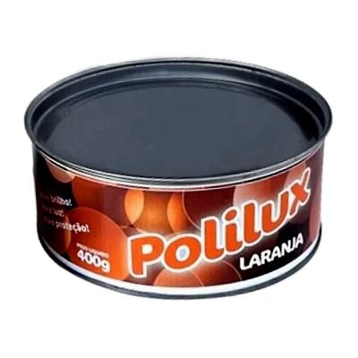 Cera Pastosa Polilux para Móveis Madeira Lata 400g Laranja Rig Fundidos