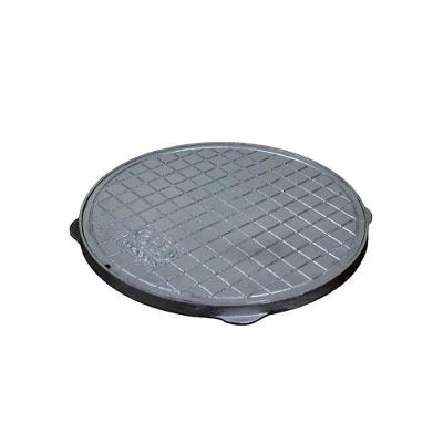 Tampa Tampão de Chão Tampão T050 Circular em Alumínio 50cm Prata GDA Industria e Distribuidora