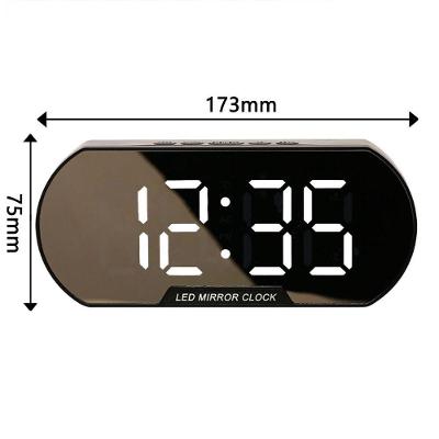 Relógio Despertador Digital Tudo em Caixa SZ6099-02 com Display Led Grande e Visor Espelhado
