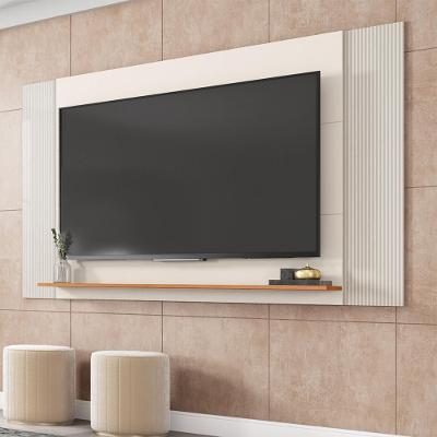 Painel para TV Átomo Extensível 180cm para Até 65 Polegadas em MDP Off White Freijo Gran Belo
