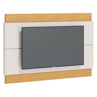 Painel Decorativo Julien 180cm em MDP com Iluminação LED Off White-nature Gran Belo
