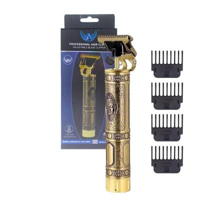 Máquina de Barbear e Cortar Cabelo Altomex AL-3918 sem Fio Bateria Recarregável Dourado 110-240V