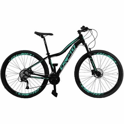 Bicicleta Aro 29 Cripto 24v Acera Mountain Bike Quadro Alumínio 24 Marchas Cripto Bikes