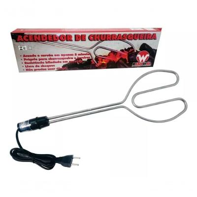 Kit 02 Un Acendedor Elétrico P- Churrasqueiras 800w 220v