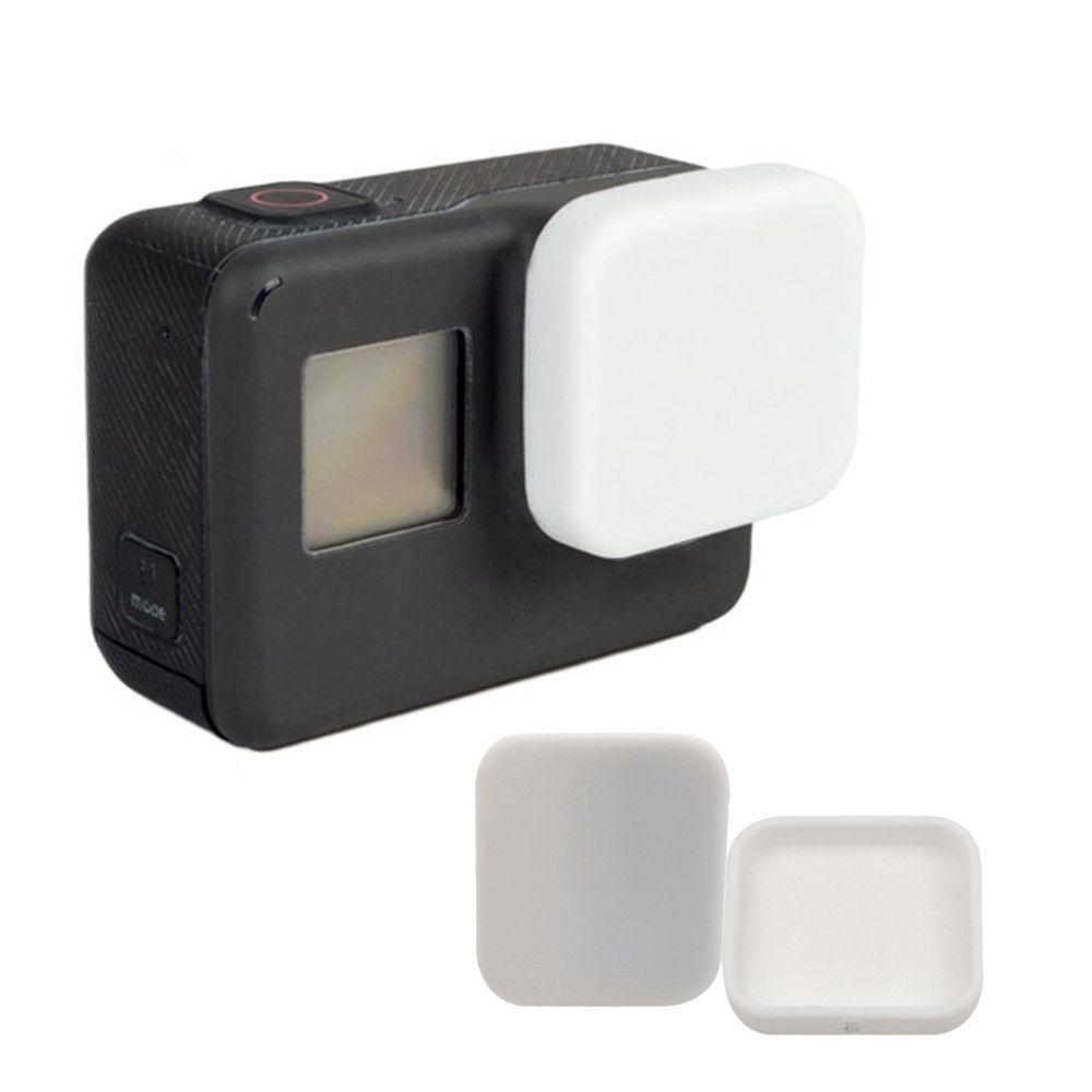 Capa e Tampa Silicone para Câmeras GoPro 5 à 7 - Branca - 2
