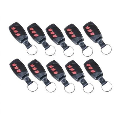 Kit 10 Controles Remotos Hombrus Key 433 Mhz Saw para Portão e Alarme 433,92MHz Preto